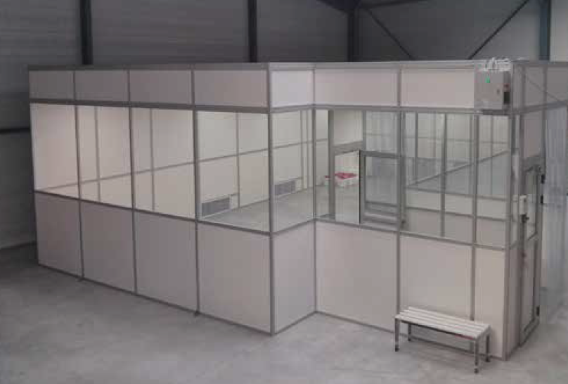 Controlled environment type SBM – Modular Cleanroom